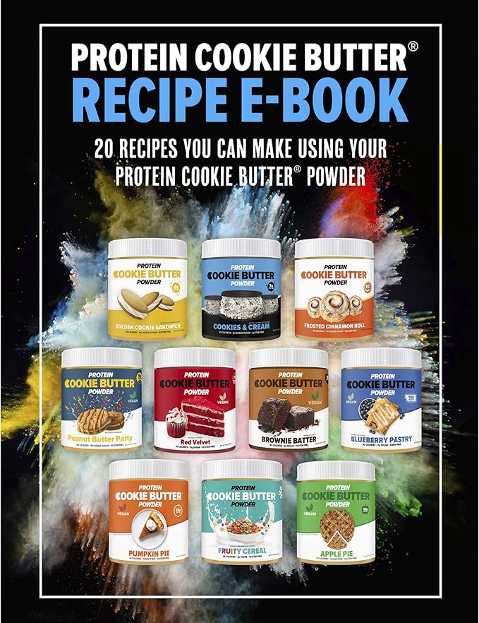 Flexible Dieting Lifestyle Vegan Protein Cookie Butter Powder - Brownie Batter | Dairy-Free, Keto-Friendly, Low Carb, Sugar-Free, Gluten-Free | Easy to Mix, Bake and Spread | 8.1oz