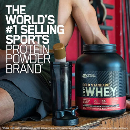 Optimum Nutrition Gold Standard 100% Whey Protein Powder, Strawberry, 1 Pound (Packaging May Vary)